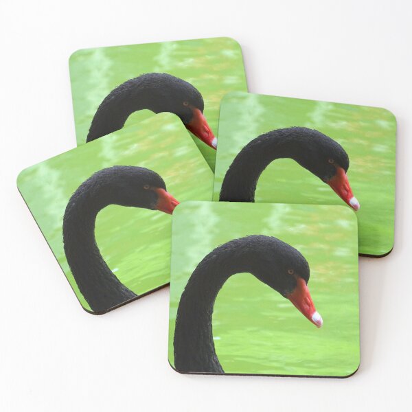 Item preview, closeup of a black swan designed and sold by likbatonboot.