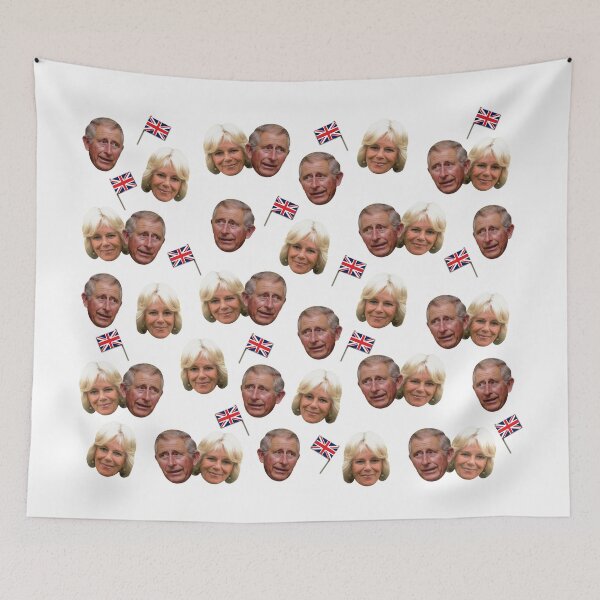 Item preview, King Charles III and Queen Consort Camilla Pattern designed and sold by ValentinaHramov.