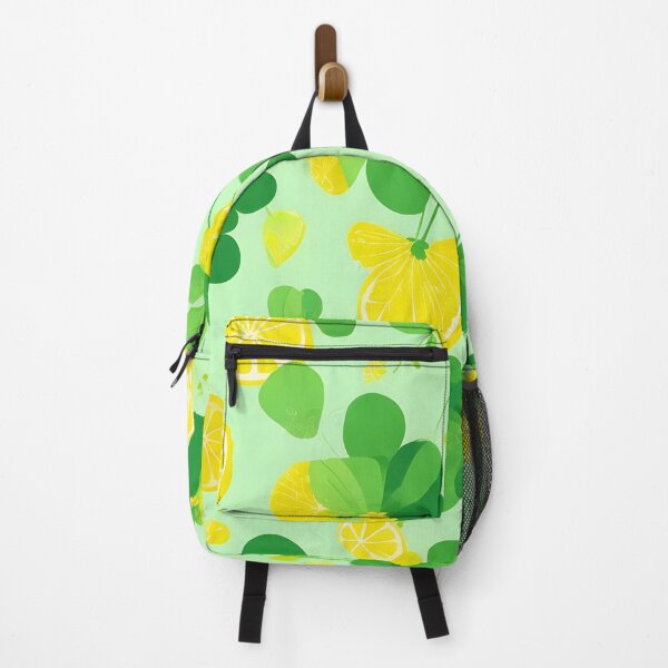 Item preview, Lemon Fruits and Clover Leaves Floral Patterns designed and sold by Wonder Of Light.
