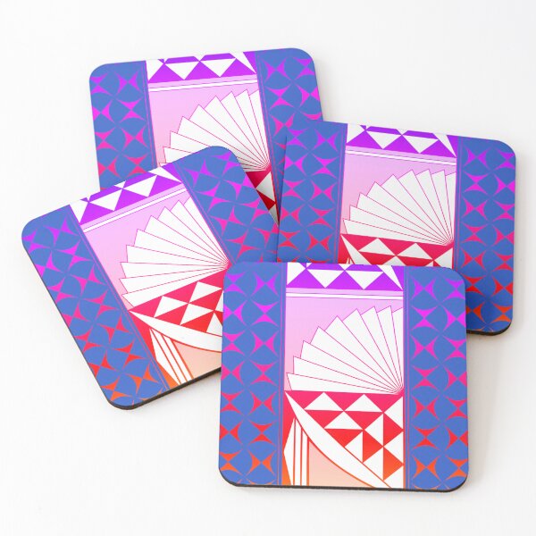 Item preview, Rainbow Southwest Native Sunrise on Blue designed and sold by NDNlook.
