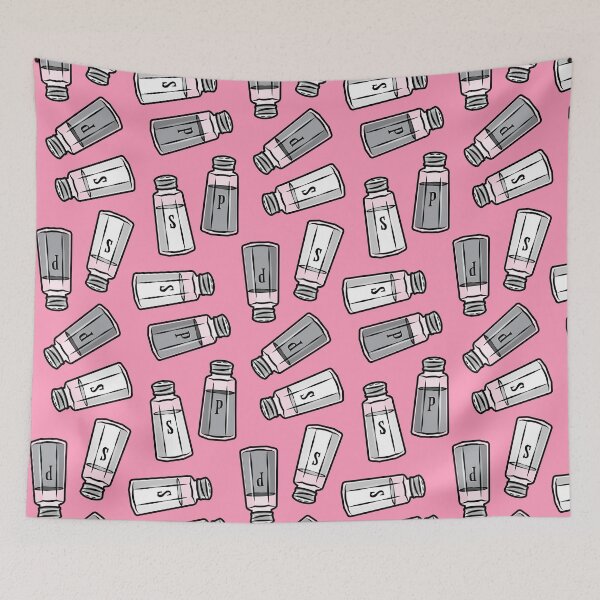 Item preview, salt and pepper shakers - pink designed and sold by littlearrow.