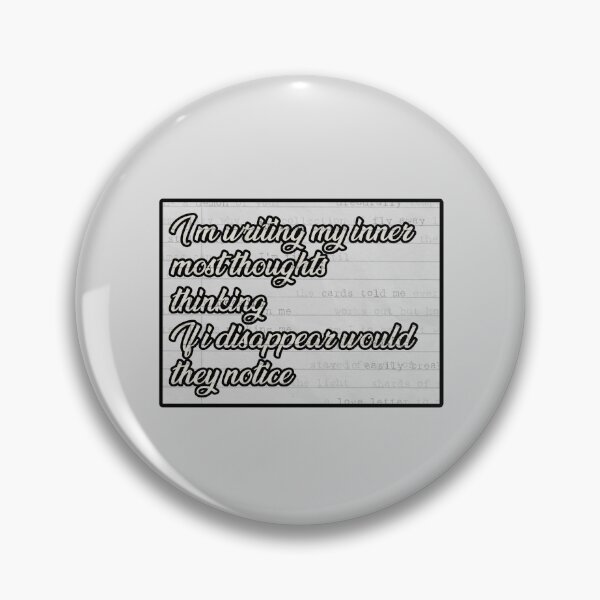 Item preview, I'm writing, my inner most thoughts thinking - Poetry Quote designed and sold by Lj's Playground.