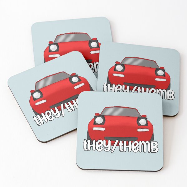 Item preview, Pronouns - Miata - they/themb designed and sold by zombiteki.