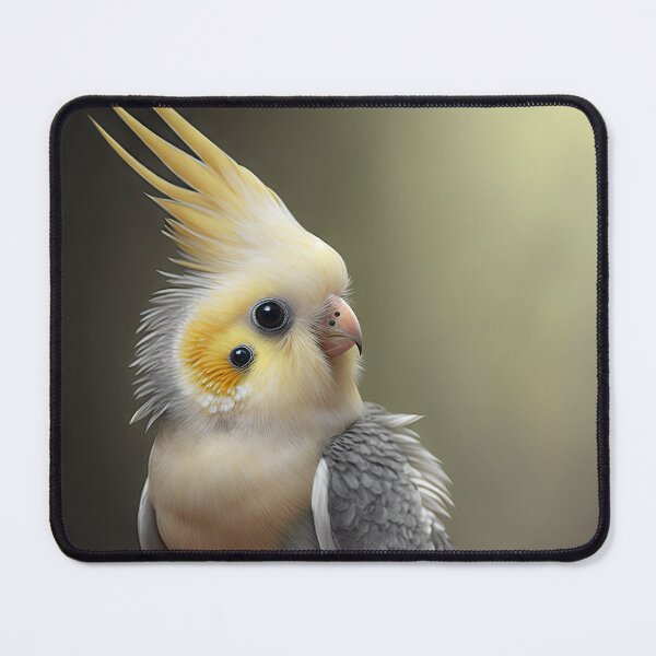 Item preview, Tiny Parrot with Gray Wings, Yellow Crest, and Small Beak designed and sold by FireScreen.