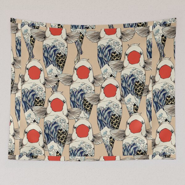 Item preview, The Great Wave Of Koi designed and sold by Huebucket.