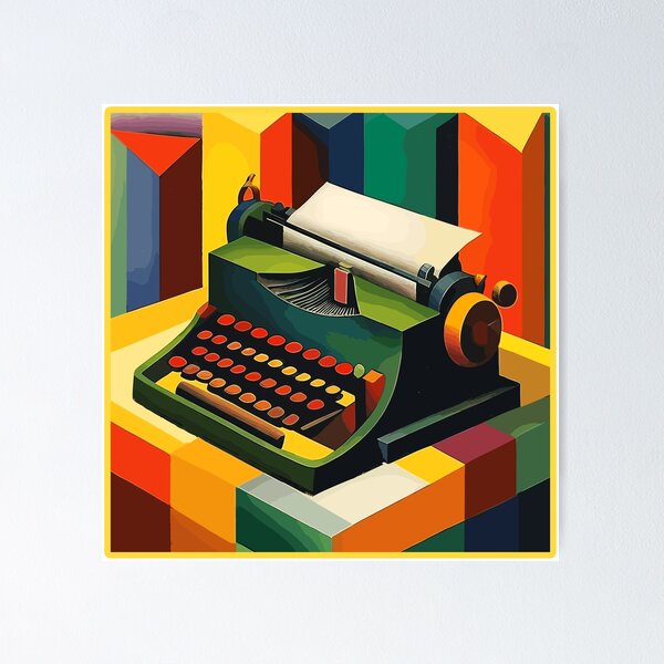 Vintage Typewriter – wonderful poster print – Photowall