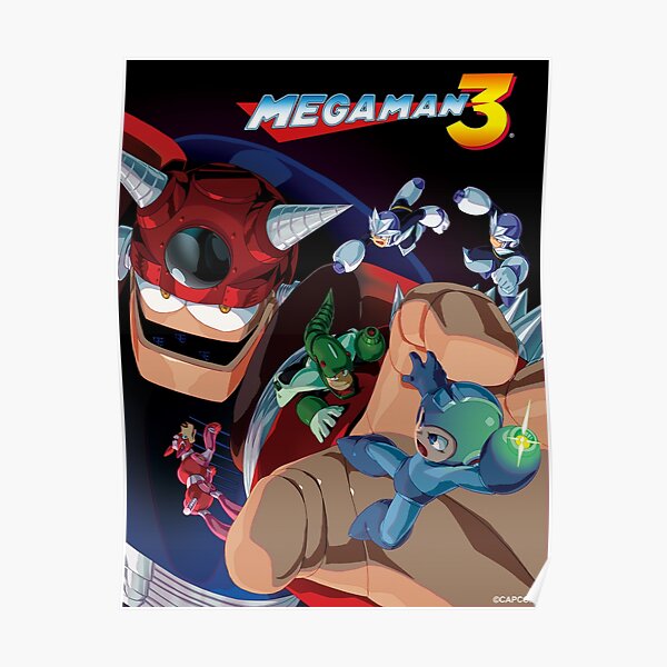 Mega Man 3 Poster by infiniterivals