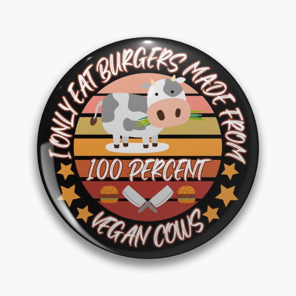 Artikelvorschau, Ich esse nur Burger von veganen Kühen entworfen und verkauft von BluePlanetMerch.