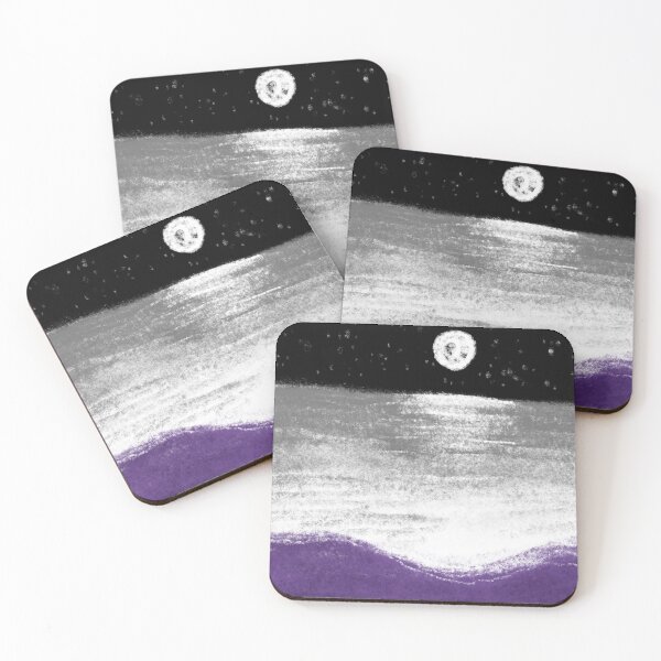Item preview, Asexual Beach (nighttime) designed and sold by Robin-Ruby.