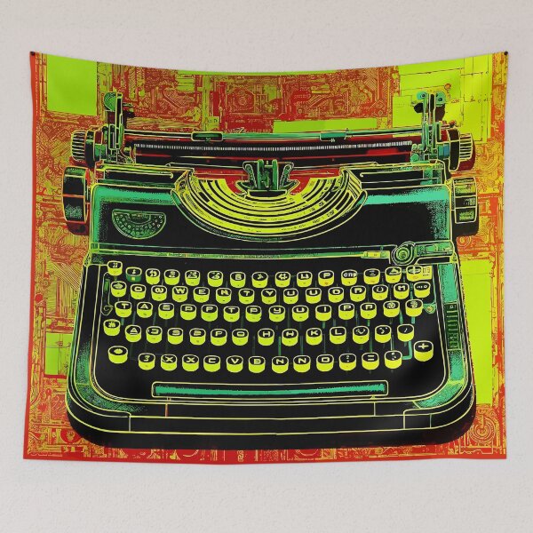 Item preview, Psychedelic Typewriter designed and sold by TheHellSong.