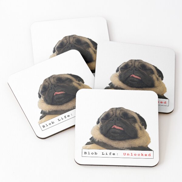 Item preview, Blob Life: Pug Edition designed and sold by Jessica Bane.