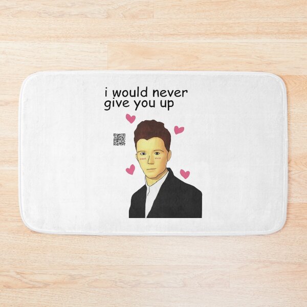 Item preview, never give you up - Rick Astley Meme designed and sold by BertscheFranz.