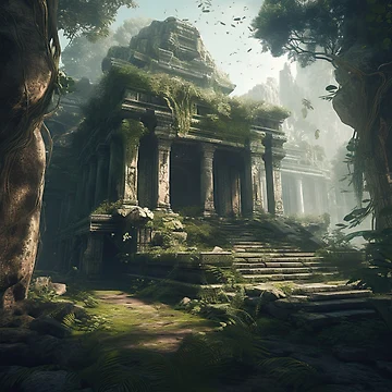 Artwork thumbnail, Aztec Temple by For-Rosa