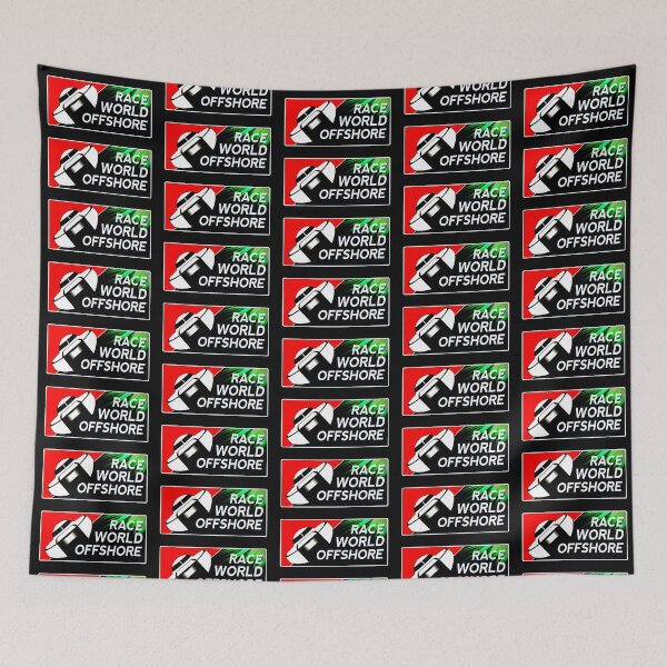 Item preview, Firework Red Black Race World Offshore Logo designed and sold by ChristinasMess.