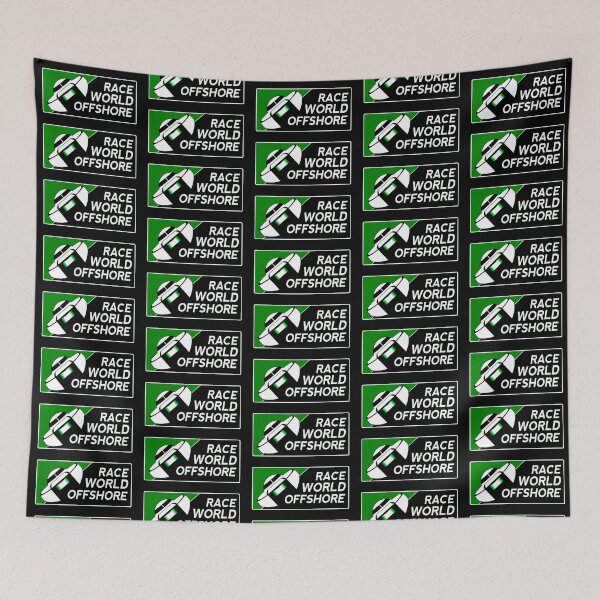 Item preview, Green Black Race World Offshore Logo designed and sold by ChristinasMess.