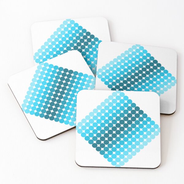 Item preview, Cool fresh mosaic design with turquoise circles designed and sold by bunterkunt.