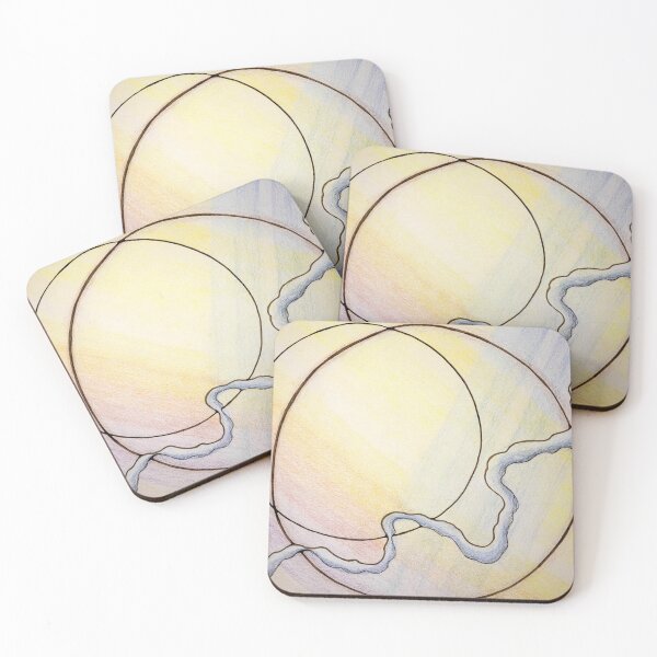 Item preview, "River" as a symbol for growth with two circles for harmony. designed and sold by ArtDesign-Marla.