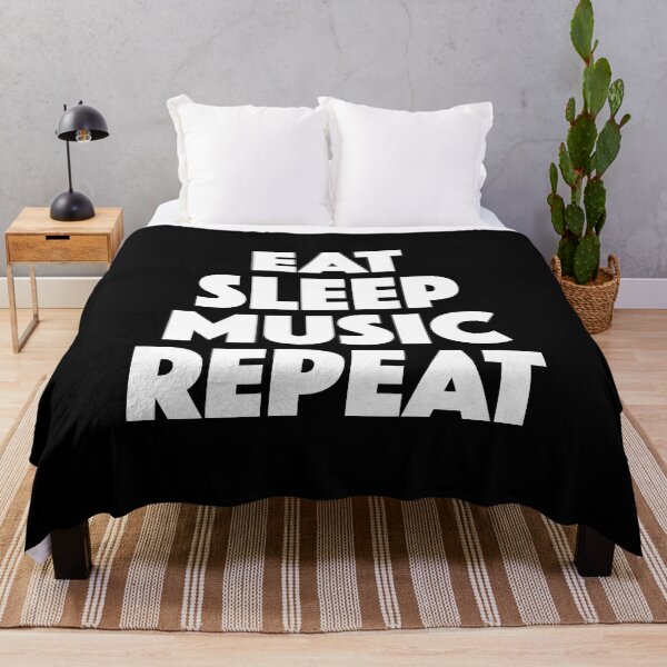 Item preview, Eat Sleep Music Repeat (white) designed and sold by didijuca.