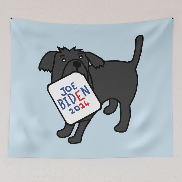 Item preview, Cute Dog with Joe Biden 2024 Sign designed and sold by ellenhenry.