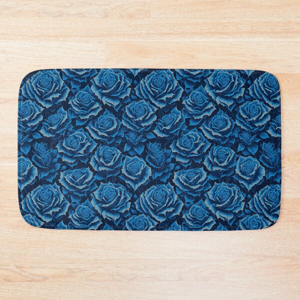 Item preview, Blue Rose Seamless Pattern designed and sold by VintageVib.