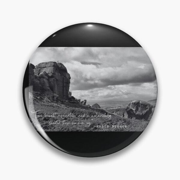 Artikelvorschau, Zitat von Emily Brontë: „Die Zeit brachte Resignation und eine Melancholie, die süßer war als die allgemeine Freude.“ entworfen und verkauft von artbleed.
