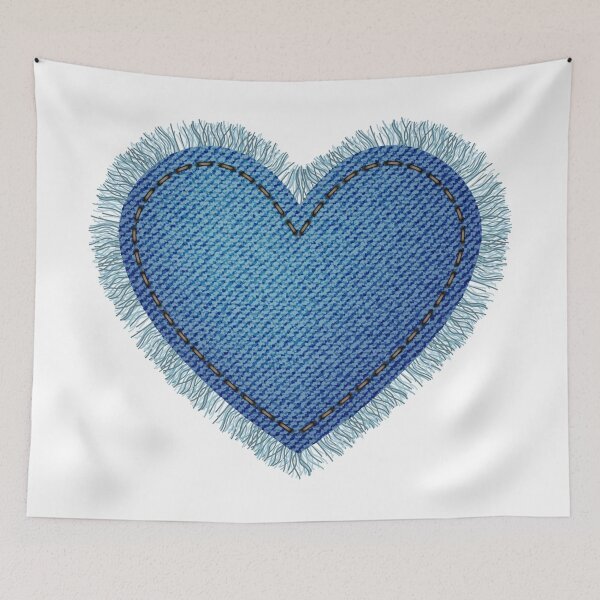 Item preview, Denim Heart designed and sold by LibrosBOOKtique.