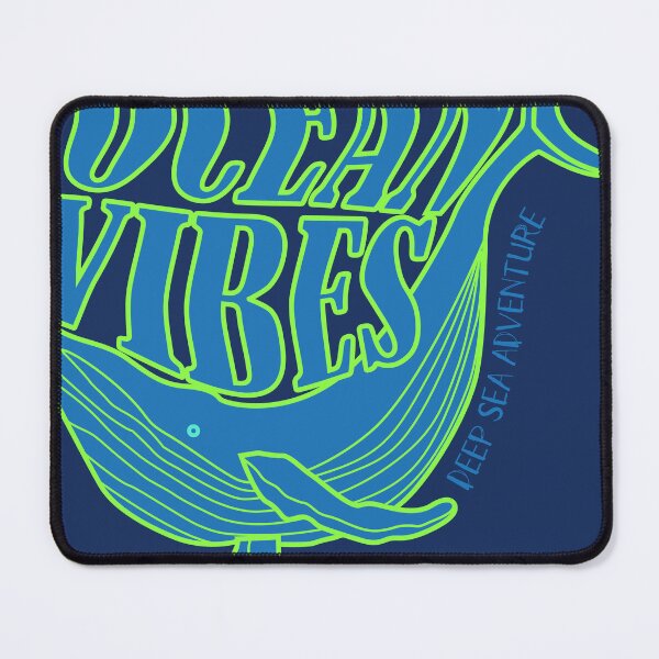 Item preview, Ocean Vibes Whale typography  designed and sold by srissdesigns.