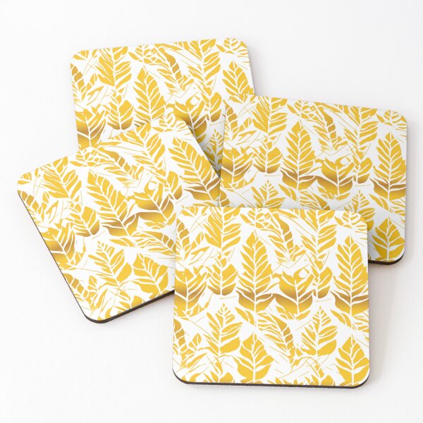 Item preview, Golden leaf pattern designed and sold by BuzzHive.