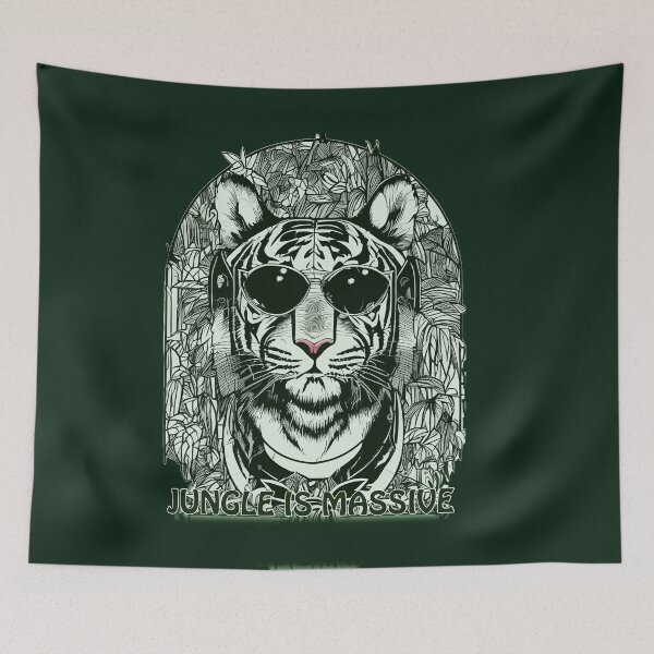 Item preview, Fierce and Cool: Roar with Style: Jungle Is Massive Tiger Print designed and sold by leyfinder.