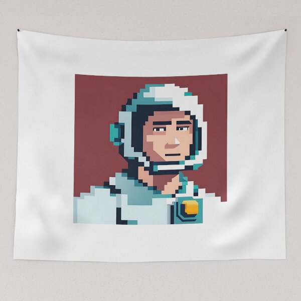 Item preview, Retro videogame pixelated woman with headset. Vector illustration. designed and sold by LooperSDart.