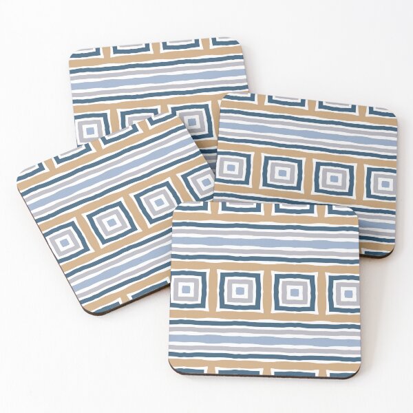 Item preview, Hand Drawn Boho Square Pattern - III designed and sold by Une Affaire de Filles.