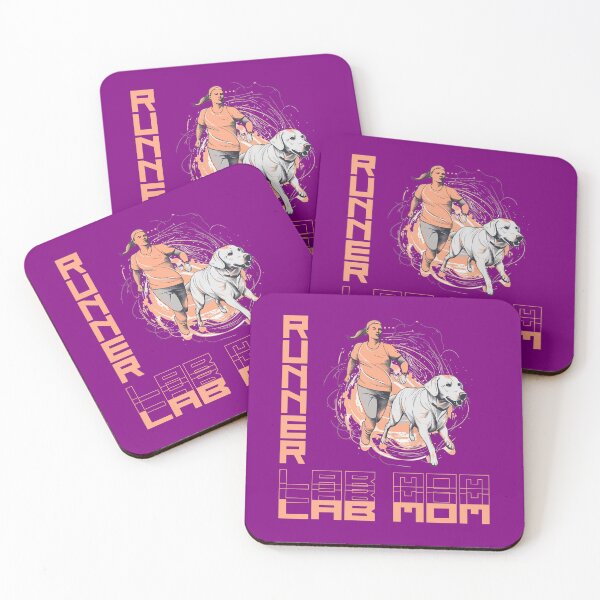 Item preview, Labrador Retriever Running Partner - A Motivating Design for Active Dog Moms designed and sold by brindled.
