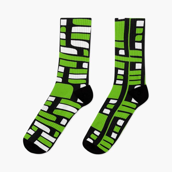 Item preview, Green White Black Retro Modular Design designed and sold by Lois Eastlund.