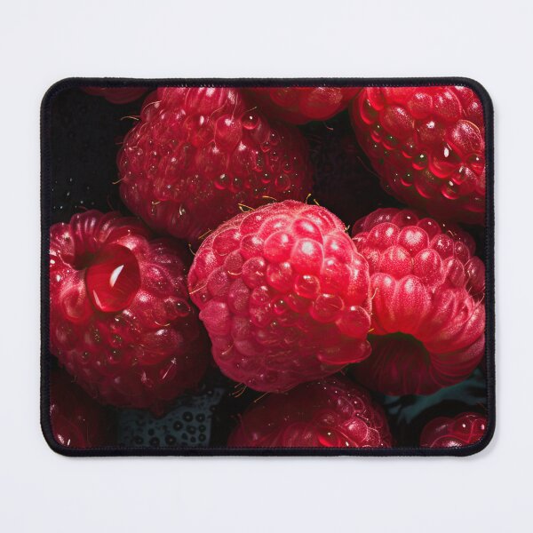 Item preview, Red Raspberries: A Collection of Vibrant and Juicy Artwork designed and sold by FireScreen.