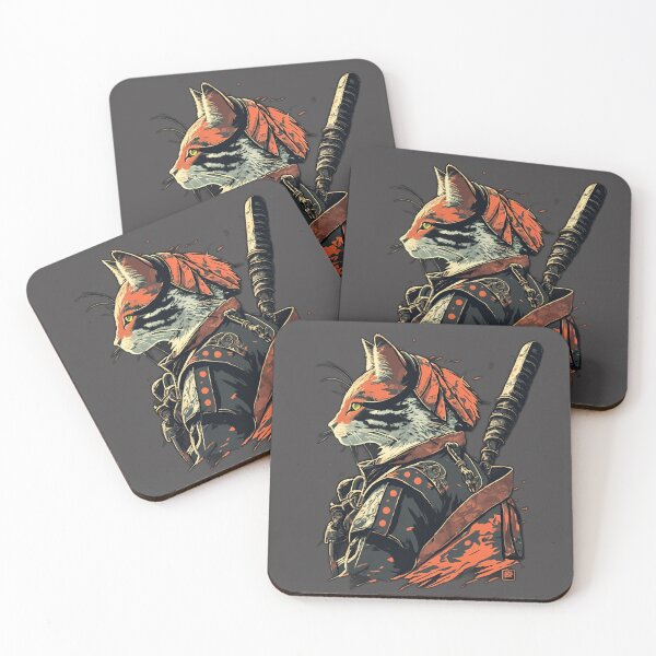 Item preview, Cat miaw | Samurai designed and sold by AeonGraphic.