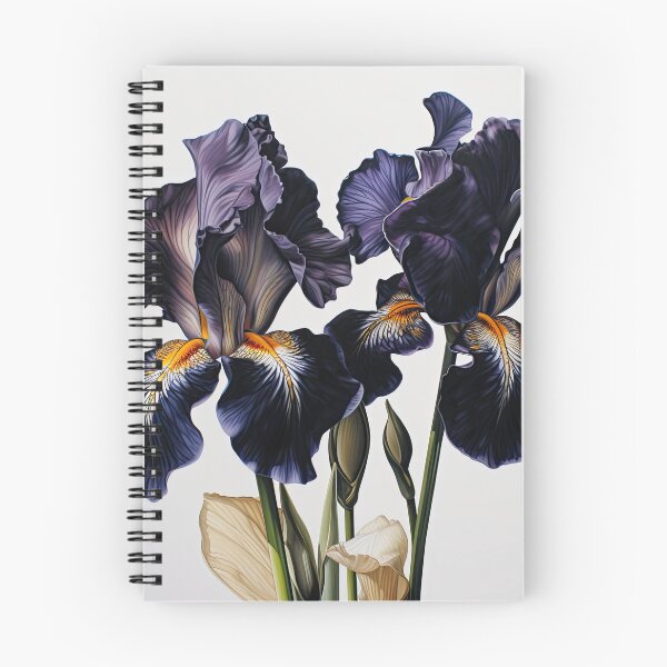 Item preview, Black Irises  designed and sold by Vanover Designs.