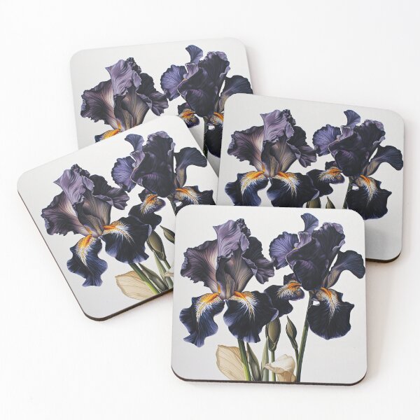 Item preview, Black Irises  designed and sold by Vanover Designs.