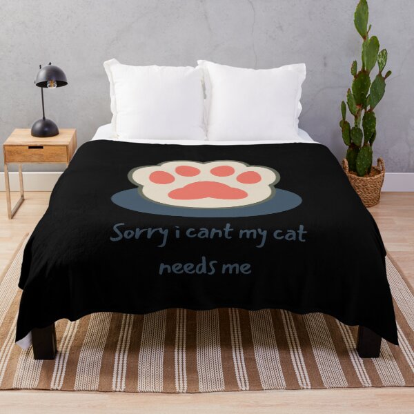 Item preview, Sorry i cant my cat needs me designed and sold by TopStyles.