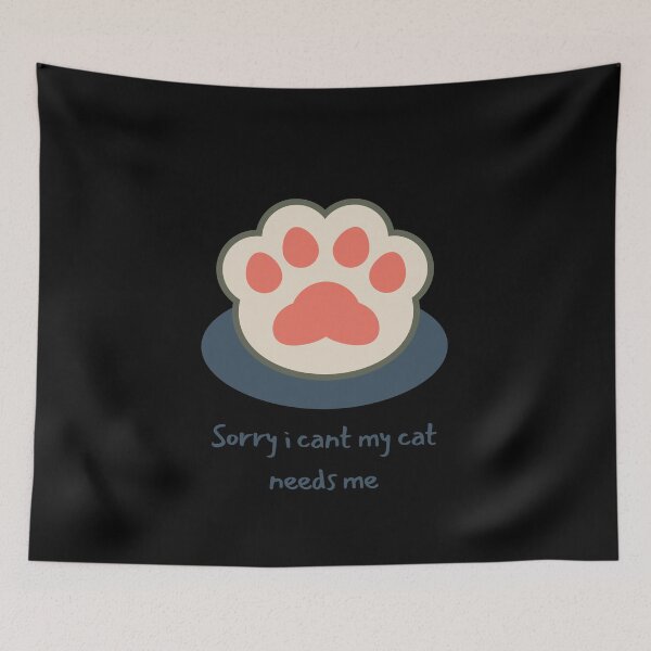 Item preview, Sorry i cant my cat needs me designed and sold by TopStyles.