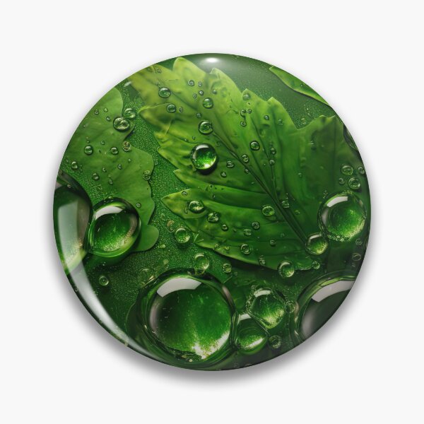Item preview, Raindrops on Green Leaves: A Serene and Refreshing Collection designed and sold by FireScreen.