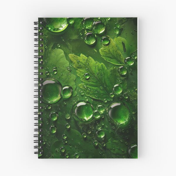 Item preview, Raindrops on Green Leaves: A Serene and Refreshing Collection designed and sold by FireScreen.