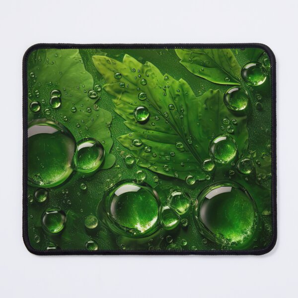 Item preview, Raindrops on Green Leaves: A Serene and Refreshing Collection designed and sold by FireScreen.