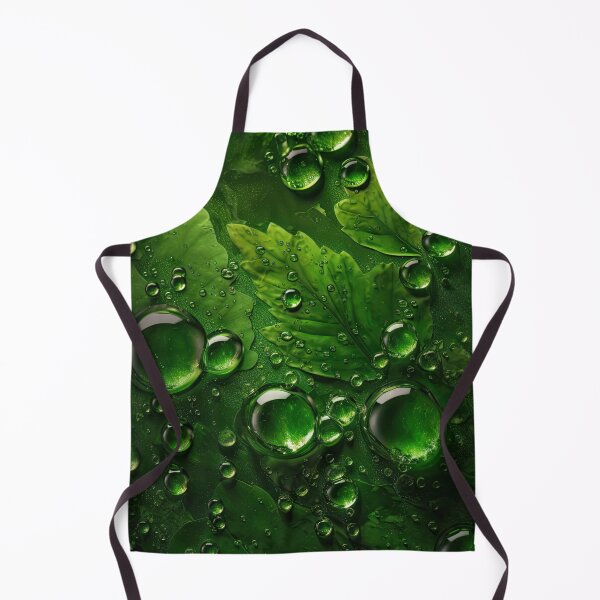 Item preview, Raindrops on Green Leaves: A Serene and Refreshing Collection designed and sold by FireScreen.