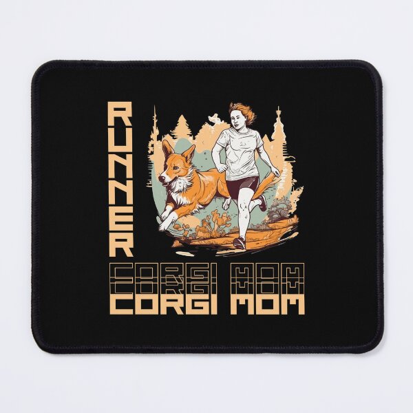 Item preview, Corgi Running Partner - A Motivating Design for Active Dog Moms designed and sold by brindled.