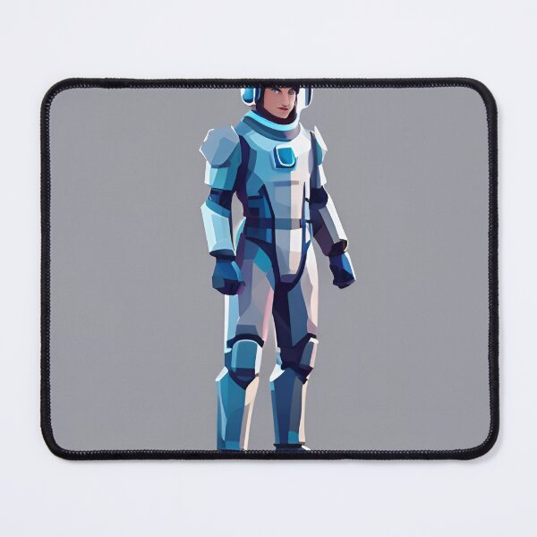 Item preview, Astronaut in a spacesuit on a blue background. Vector illustration. designed and sold by LooperSDart.