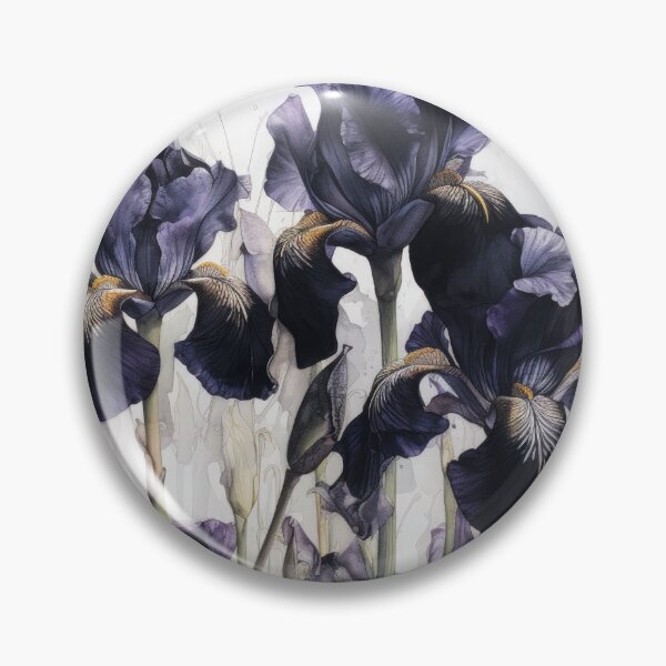 Item preview, Black Irises  designed and sold by Vanover Designs.