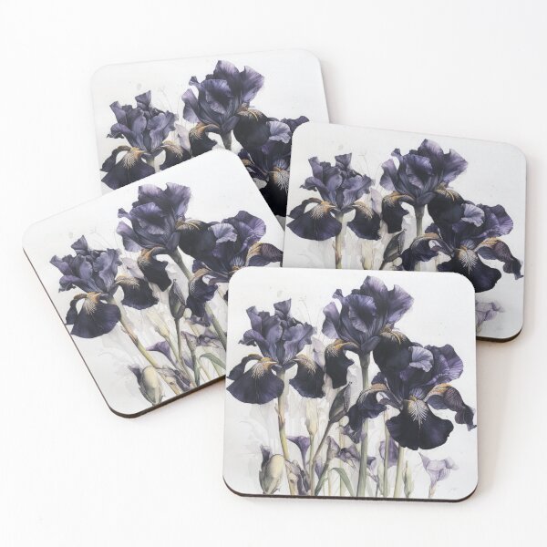 Item preview, Black Irises  designed and sold by Vanover Designs.