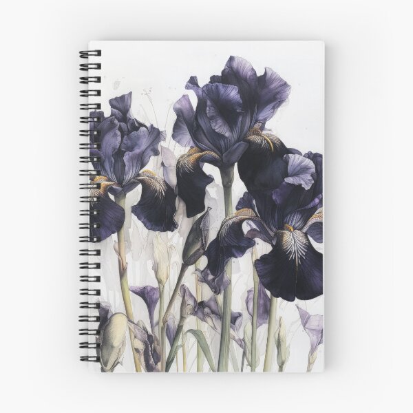 Item preview, Black Irises  designed and sold by Vanover Designs.