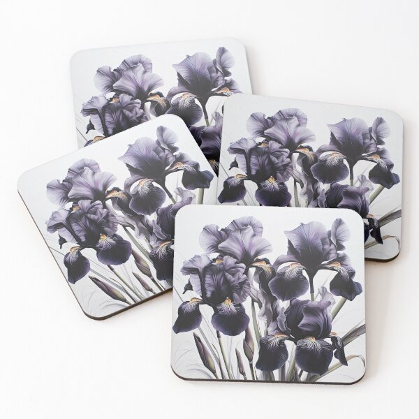 Item preview, Black Irises  designed and sold by Vanover Designs.