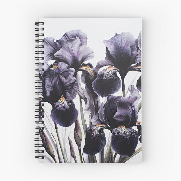 Item preview, Black Irises  designed and sold by Vanover Designs.
